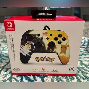 Pokémon Wired Controller for Nintendo Switch - Black and Yellow
